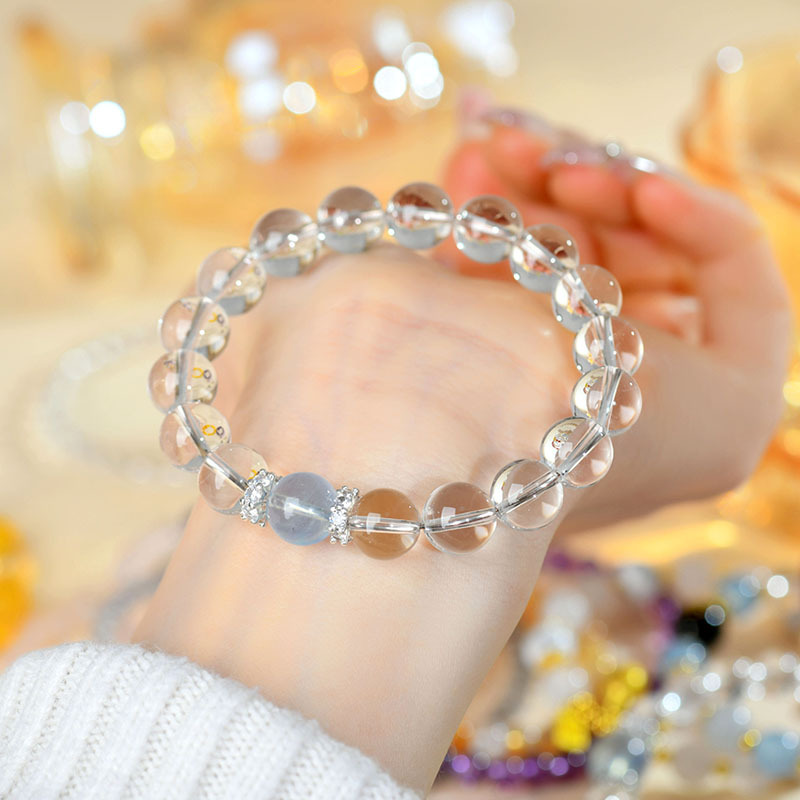 Natural White Crystal Bracelet for Women