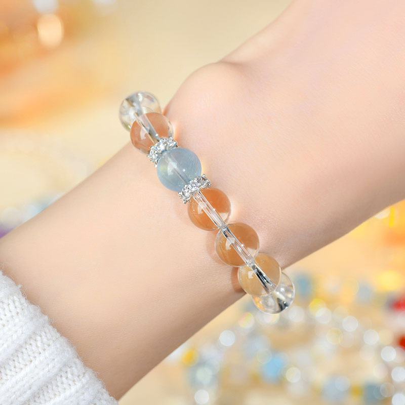 Natural White Crystal Bracelet for Women