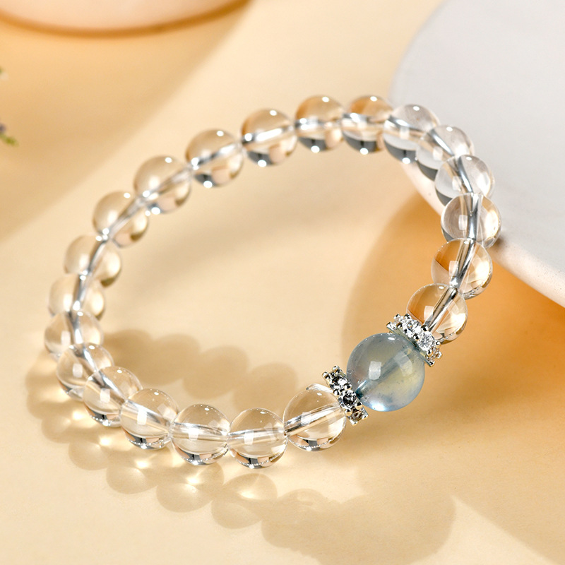 Natural White Crystal Bracelet for Women